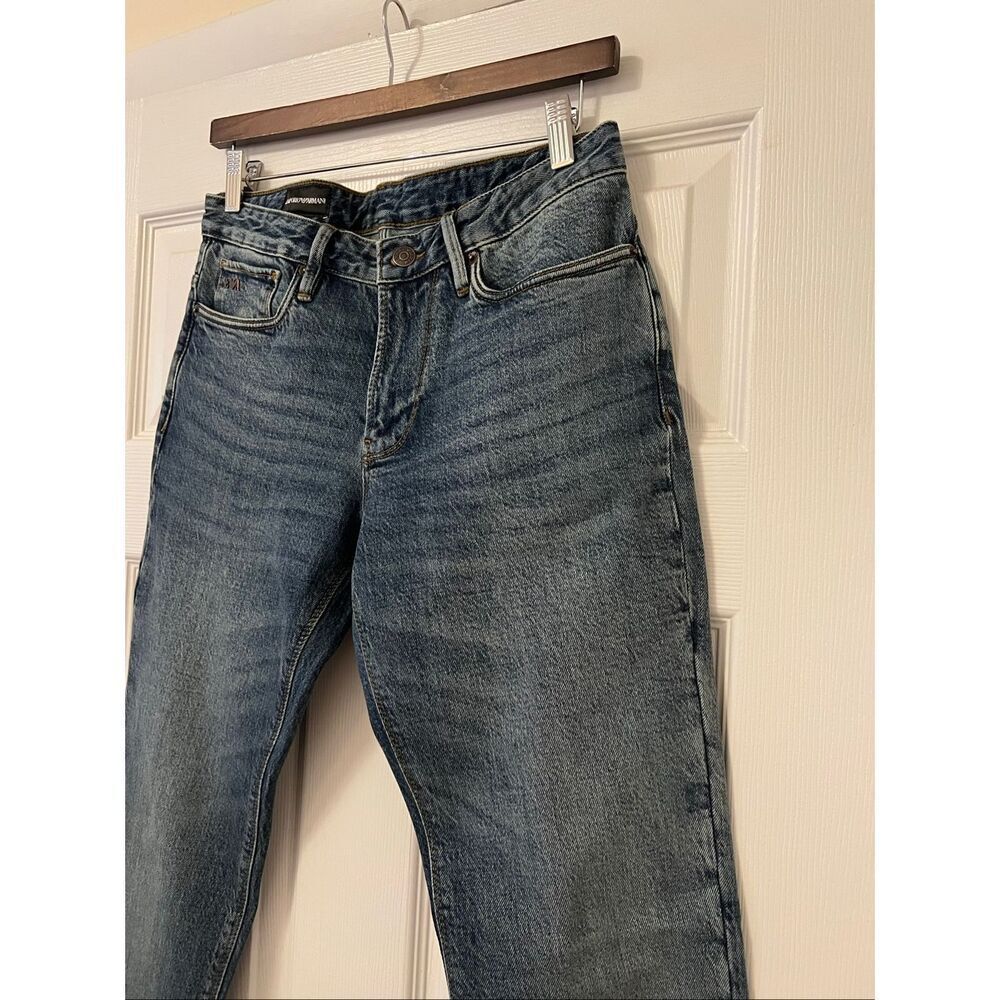 Emporio Armani J06 Slim-Fit Washed Denim Jeans